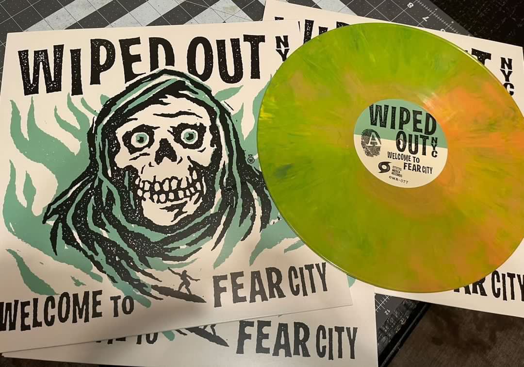Wiped Out - Welcome To Fear City LP (Random Colored Vinyl)