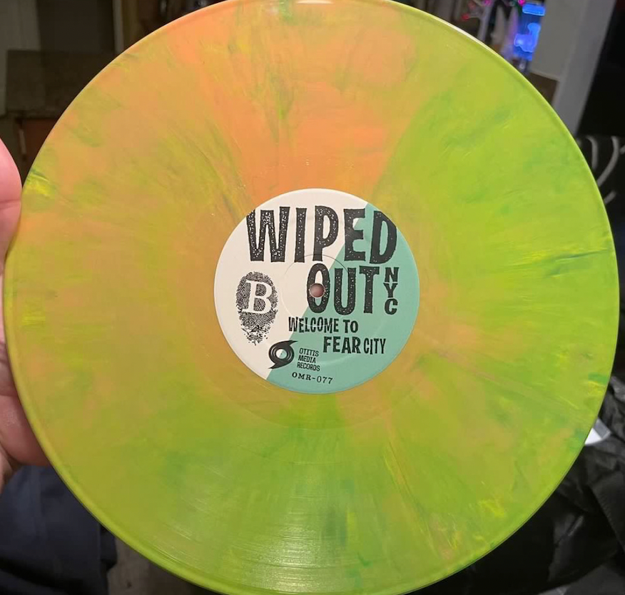 Wiped Out - Welcome To Fear City LP (Random Colored Vinyl)