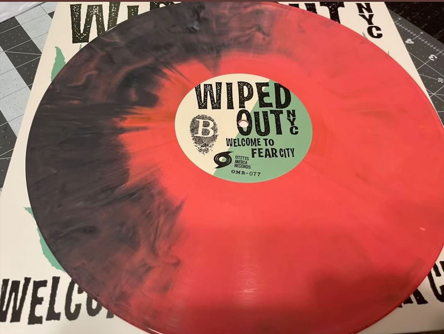 Wiped Out - Welcome To Fear City LP (Random Colored Vinyl)