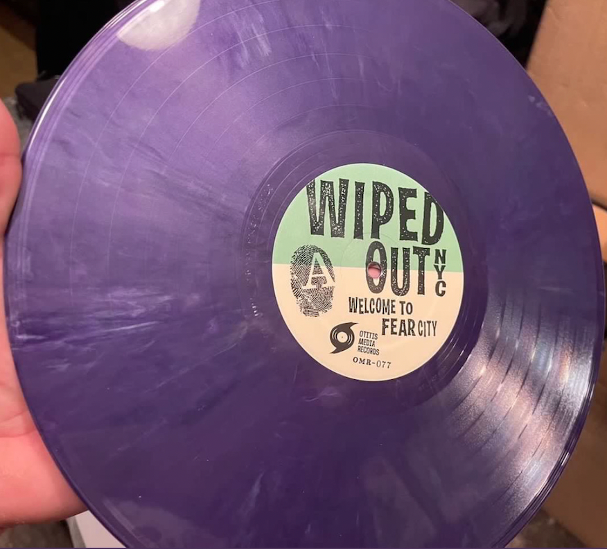 Wiped Out - Welcome To Fear City LP (Random Colored Vinyl)