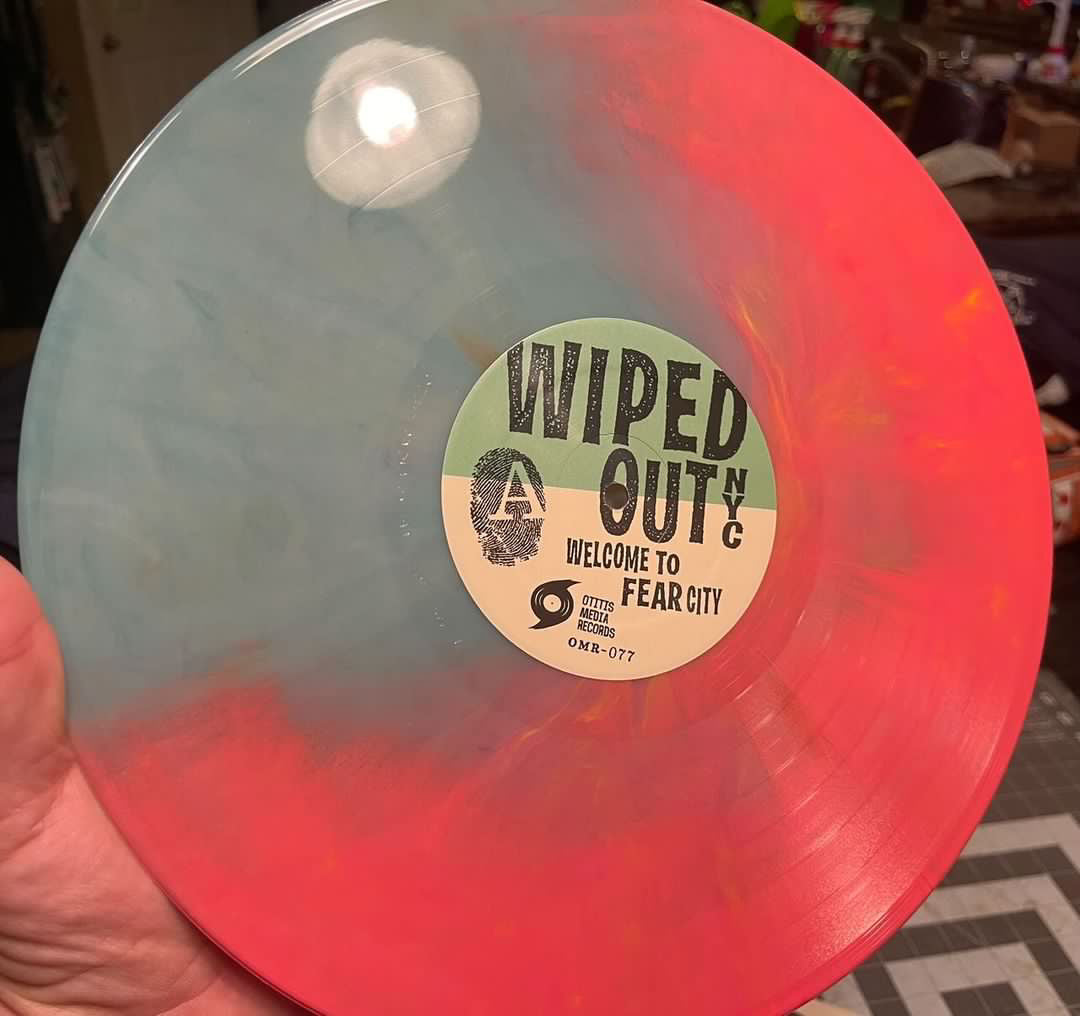 Wiped Out - Welcome To Fear City LP (Random Colored Vinyl)