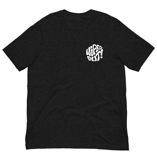 WIPED OUT White Logo Tee
